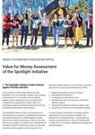 Cover page of VFM brief