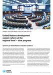 Cover Page - UN Evaluation Evidence Summary - UNDS Reform