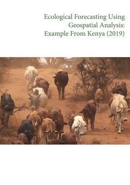 Ecological Forecasting using Geospatial Analysis: Example from Kenya