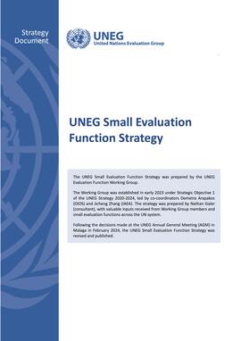 UNEG Small Evaluation Function Strategy